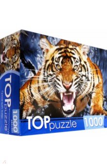 Puzzle-1000. Грозный тигр