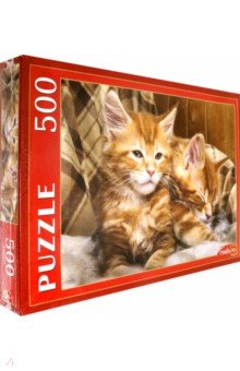 Puzzle-500. Рыжие котята мейн-куна
