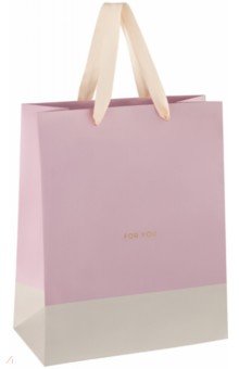 

Пакет подарочный Pink-beige