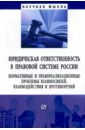 Обложка Юридическая ответственность в правовой системе России