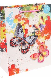 Пакет подарочный Замечательные бабочки Miland - фото 1