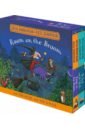 Donaldson Julia Room on the Broom and The Snail and the Whale Board Book Gift Slipcase donaldson julia room on the broom a push pull and slide book