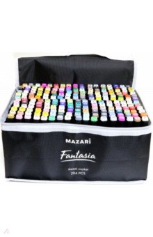 Набор маркеров FANTASIA, 204 цвета