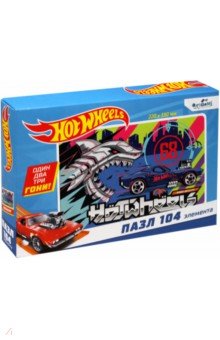 

Пазл-104 Hot wheels. На время