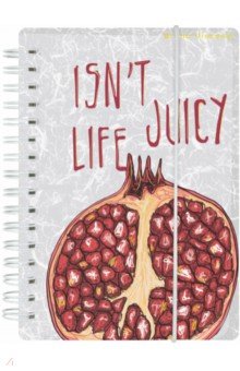 Блокнот Juicy Life. Гранат, А6, 80 листов, клетка