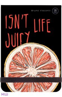 Блокнот Juicy Life. Грейпфрут, А6, 100 листов, клетка
