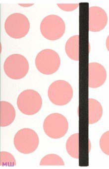 Блокнот Salmon Polka Dots, А6, 100 листов, в точку