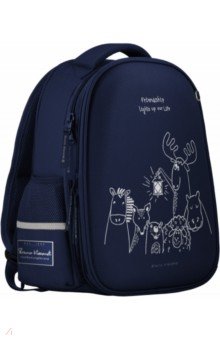 Купить Рюкзак-капсула Friends, синий с эргономичной скидкой, Bruno Visconti, Ранцы и рюкзаки для начальной школы