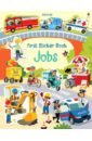 Обложка First Sticker Book. Jobs