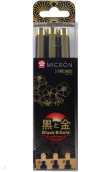   Pigma Micron Gold Limited Edition, 3 , 