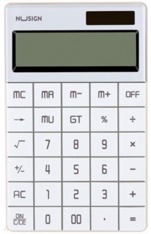 Калькулятор настольный Nusign, белый