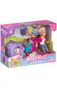 

Набор игровой Cute Girl с куколкой, Прогулка с домашними питомцами