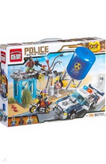 

Конструктор Police, 296 деталей, 3 фигурки