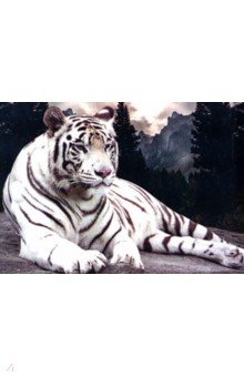 Алмазная мозаика Белый тигр