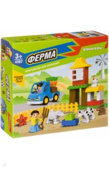 

Конструктор Ферма, большие детали, 39 деталей