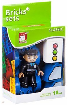 Конструктор Bricks sets. Дорожная полиция, крупные детали
