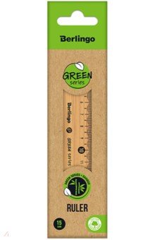 Линейка Green Series, 15 см., бамбук