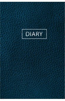 Ежедневник недатированный Leather. Blue, 128 листов, А5-