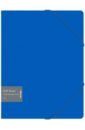 Обложка Папка на резинке Soft Touch, А4, синяя