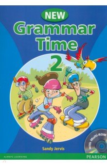 Обложка книги New Grammar Time. Level 2. Student’s Book (+Multi-ROM), Jervis Sandy