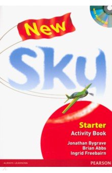 Обложка книги New Sky. Starter. Activity Book with Student's Multi-ROM, Bygrave Jonathan, Freebairn Ingrid, Abbs Brian