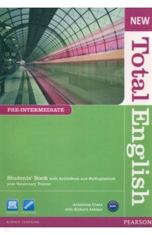 New Total English. Pre-Intermediate. Students' Book with ActiveBook and MyEnglishLab (+DVD)