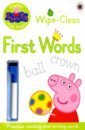 Practise with Peppa. First Words peppa and george s wipe clean activity book