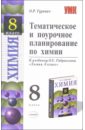 Гуревич Ольга Тематическое и поурочное планирование по химии: 8 кл.: к учебнику О.С. Габриеляна Химия. 8 класс