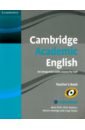 Cambridge Academic English. C1 Advanced. Teacher's Book. An Integrated Skills Course for EAP - Hewings Martin, Firth Matt, Sowton Chris