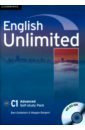 Goldstein Ben, Baigent Maggie English Unlimited. Advanced. Self-study Pack. Workbook with DVD-ROM holcombe garan wieczorek anna primary i dictionary level 3 flyers workbook and dvd rom pack