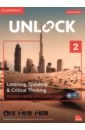 Обложка Unlock Level 2 Listening, Speaking & Critical Thinking. Student’s Book + Mob App and Online Workbook