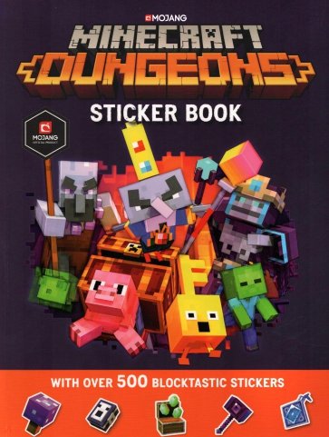 Minecraft Dungeons Sticker Book