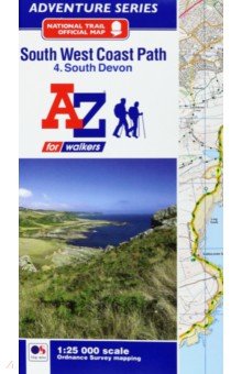 South West Coast Path South Devon Adventure Atlas
