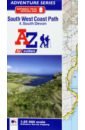 South West Coast Path South Devon Adventure Atlas east anglia a z visitors map