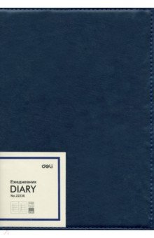 Ежедневник недатированный, А5, 80 листов, синий