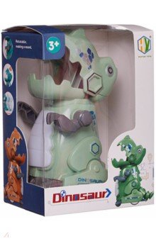 Игрушка заводная Динозавр, светло-зеленый