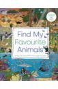 Find My Favourite Animals 4books fun to find different children s 3 10 years old focus training pupils picture hide and seek thinking libros chinese art