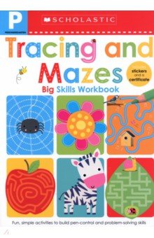 

Tracing And Mazes. Big Skills Workbook