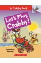 Fenske Jonathan Let's Play, Crabby! book lover bookmarks book worm library reader reading t shirt