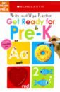None Write and Wipe Practice. Get Ready for Pre-K