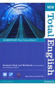 Foley Mark, Hall Diane - New Total English. Elementary. Flexi Course book 2. Students' Book and Workbook, ActiveBook (+DVD)