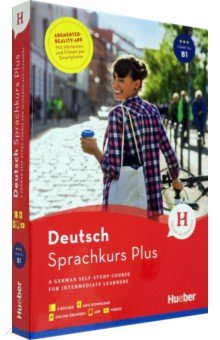Hueber Sprachkurs Plus Deutsch B1 mit Audios und Videos online, App, Online- bungen und Begleitbuch