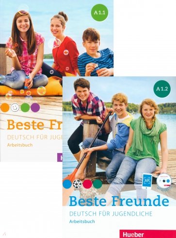 Beste Freunde A1. Paket Arbeitsbuch A1.1 und A1.2 mit 2 Audio-CDs. Deutsch für Jugendliche