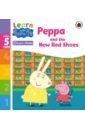 look and learn fun phonics sticker book Peppa and the New Red Shoes. Level 5 Book 10