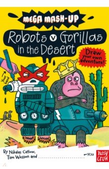 Mega Mash-Up. Robots v Gorillas in the Desert