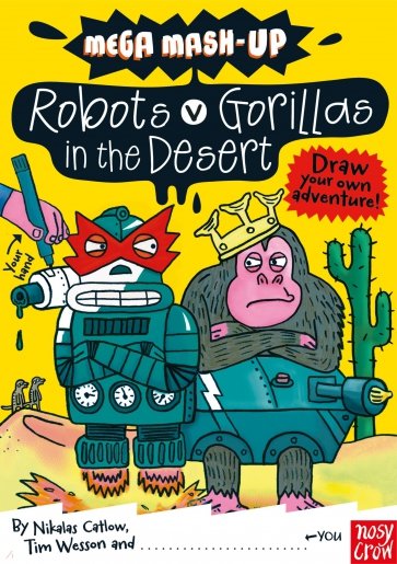 Mega Mash-Up. Robots v Gorillas in the Desert