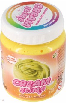 Cream-Slime с ароматом банана, 250 гр. Волшебный мир