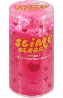 Clear-slime Ягодка, с ароматом вишни, 250 мл. Волшебный мир