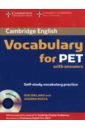 Ireland Sue, Kosta Joanna Cambridge Vocabulary for PET. Student Book with Answers and Audio CD weekend cambridge корица