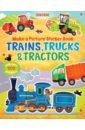 Brooks Felicity Make a Picture Sticker Book. Trains, Trucks & Tractors brooks felicity starting school sticker book